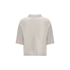Allude Cream Cashmere Sweatshirt - M