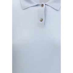 Allude Light Blue Cashmere Dress Shirt