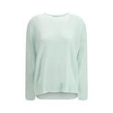Allude Light Blue Cashmere Cashmere Sweater - M