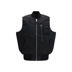 ALPHA INDUSTRIES Black Nylon Jackets And Coat