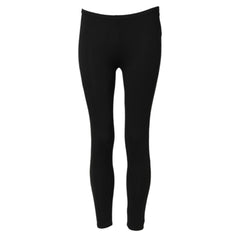 Alpha Massimo Rebecchi Black Skinny Mid Waist Leggings Cropped Trouser Pants - IT44 | L