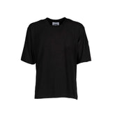Alpha Studio Black Cotton T-Shirt - IT46 | S - T-Shirts