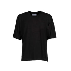 Alpha Studio Black Cotton T-Shirt - IT46 | S - T-Shirts