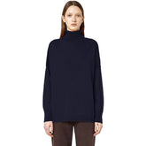 Alpha Studio Blue Silk Sweater - Sweaters