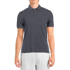 Alpha Studio Gray Cotton Polo Shirt - IT48 | M - Polos