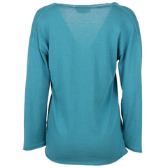 Alpha Studio Green Cotton Sweater - Sweaters