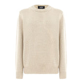 Alpha Studio White Cashmere Sweater