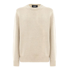 Alpha Studio White Cashmere Sweater