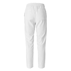 Alpha Studio White Cotton Men’s Pant - Trousers