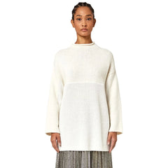 Alpha Studio White Recycled Wool Women Sweater - Sweaters