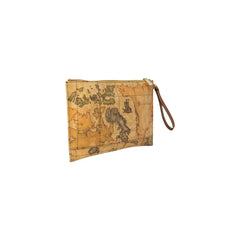 Alviero Martini Prima Classe Beige Cotton Clutch Bag - Clutch Bags