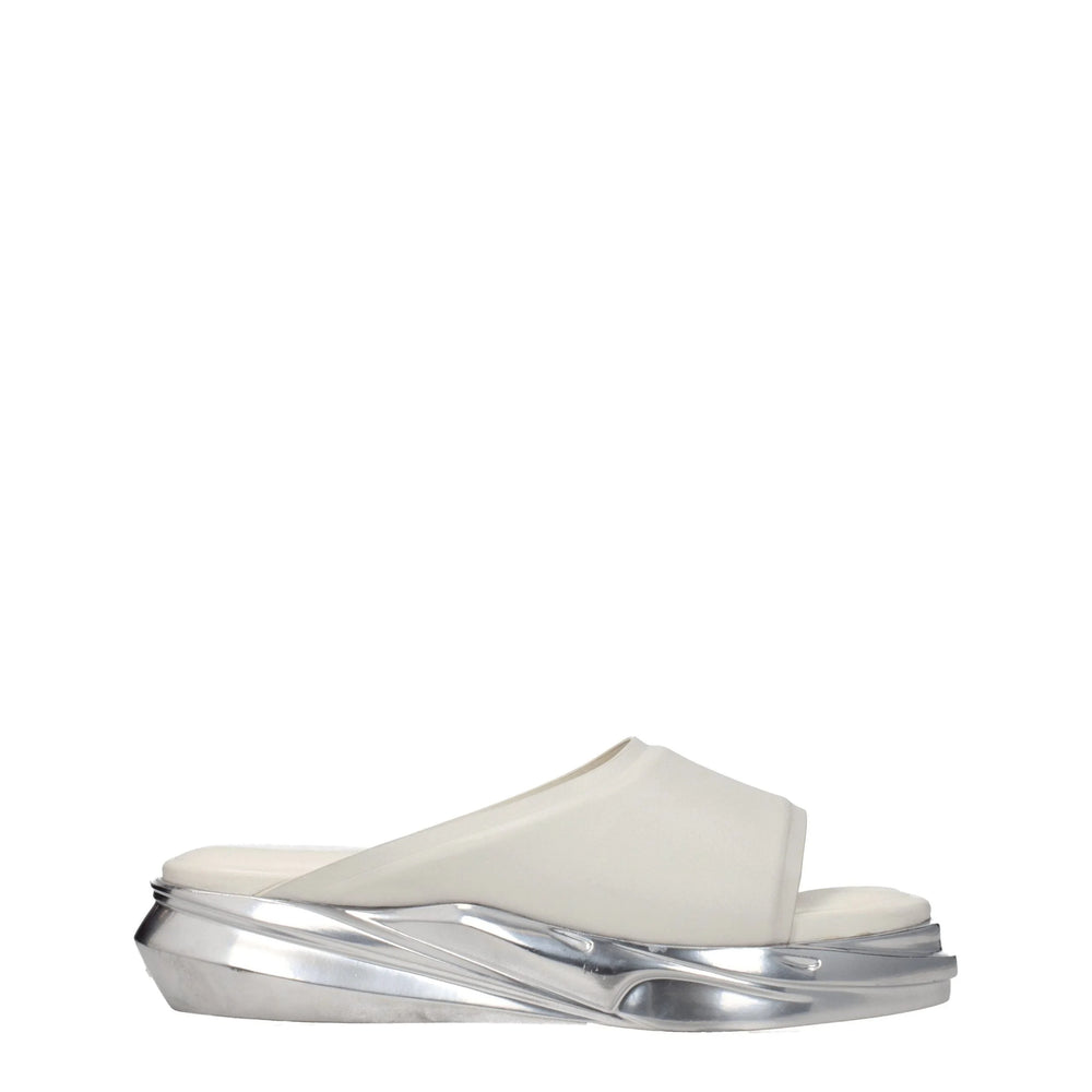 Alyx Gray Leather Slippers Sandals - EU40/US10