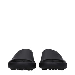 Ambush Black Cotton Slippers Sandals - EU40/US7 - Sandals