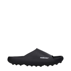 Ambush Black Cotton Slippers Sandals - EU40/US7