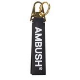 Ambush Black Leather Keychains