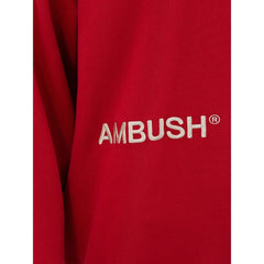Ambush Elevated Red Cotton Sweater - L - Sweaters