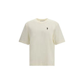 Ami Paris Beige Cotton T-Shirt - L