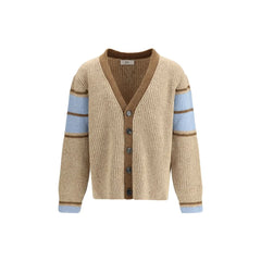 Ami Paris Beige Wool Cardigan - M