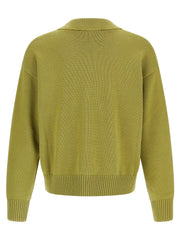 Ami Paris Bicolor Wool Cardigan