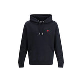 Ami Paris Black Cotton Sweatshirt - S