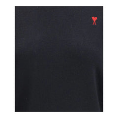 Ami Paris Black Merino Wool Sweatshirt