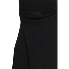 Ami Paris Black Viscose Casual Dress