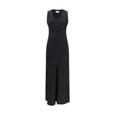 Ami Paris Black Viscose Casual Dress
