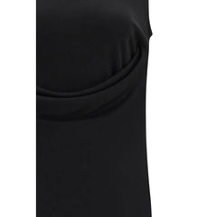 Ami Paris Black Viscose Top