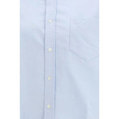 Ami Paris Blue Cotton Dress Shirt
