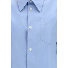 Ami Paris Blue Cotton Dress Shirt - M