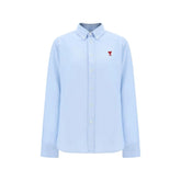 Ami Paris Blue Cotton Dress Shirt - XL