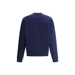 Ami Paris Blue Cotton Sweatshirt - XXL