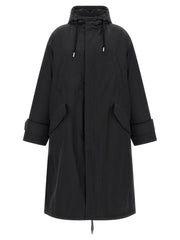 Ami Paris Gray Polyamide Parka