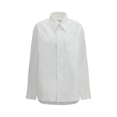 Ami Paris White Cotton Dress Shirt