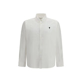 Ami Paris White Cotton Dress Shirt - 39