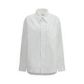 Ami Paris White Cotton Dress Shirt