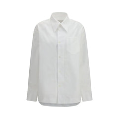 Ami Paris White Cotton Dress Shirt