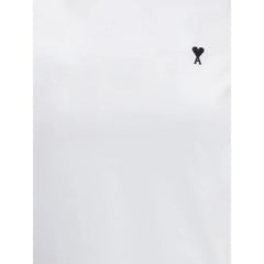 Ami Paris White Cotton T-Shirt