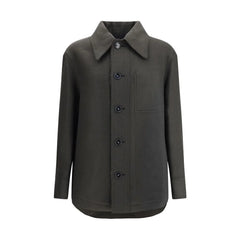 Ami Paris Wool Overshirt - Coats & Jackets