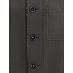 Ami Paris Wool Overshirt - Coats & Jackets