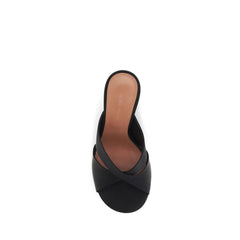 Amina Muaddi Zwarte Zijden Sandalen - EU36.5/US6.5
