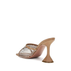 Amina Muaddi Lupita Crystal Sandals - Sandals