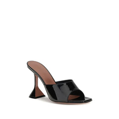 Amina Muaddi Patent-leather Lupita Sandals - Sandals