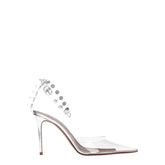 Amina Muaddi Transparent Pvc High Heel Pumps