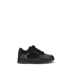 Amiri Black Calf Leather Bos Taurus Athletic Sneakers