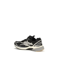 Amiri Black Calf Leather Bos Taurus Athletic Sneakers