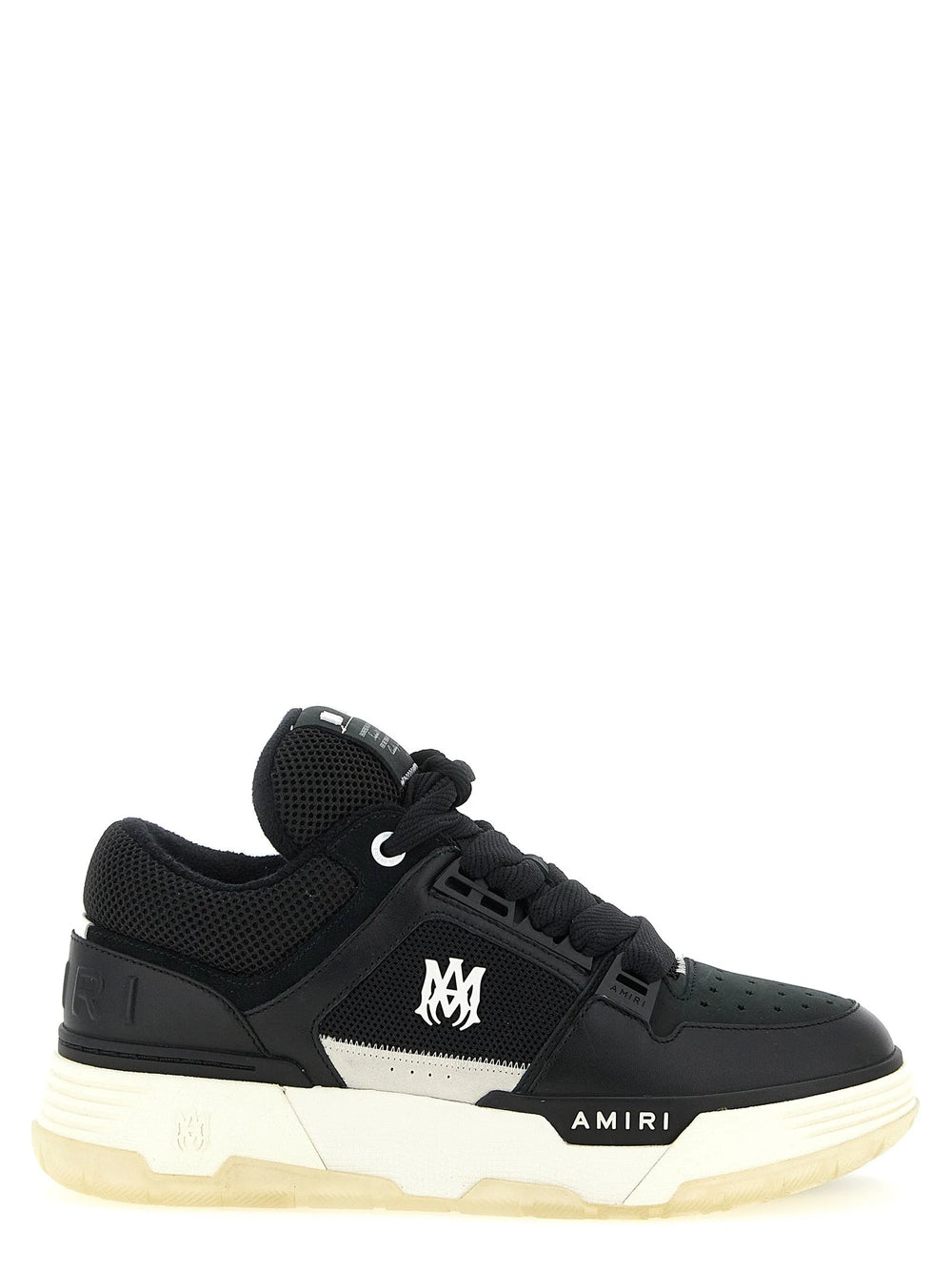 Amiri Black Calfskin Athletic Sneakers - EU45/US12