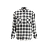 Amiri Black Cotton Pattern Shirt - M