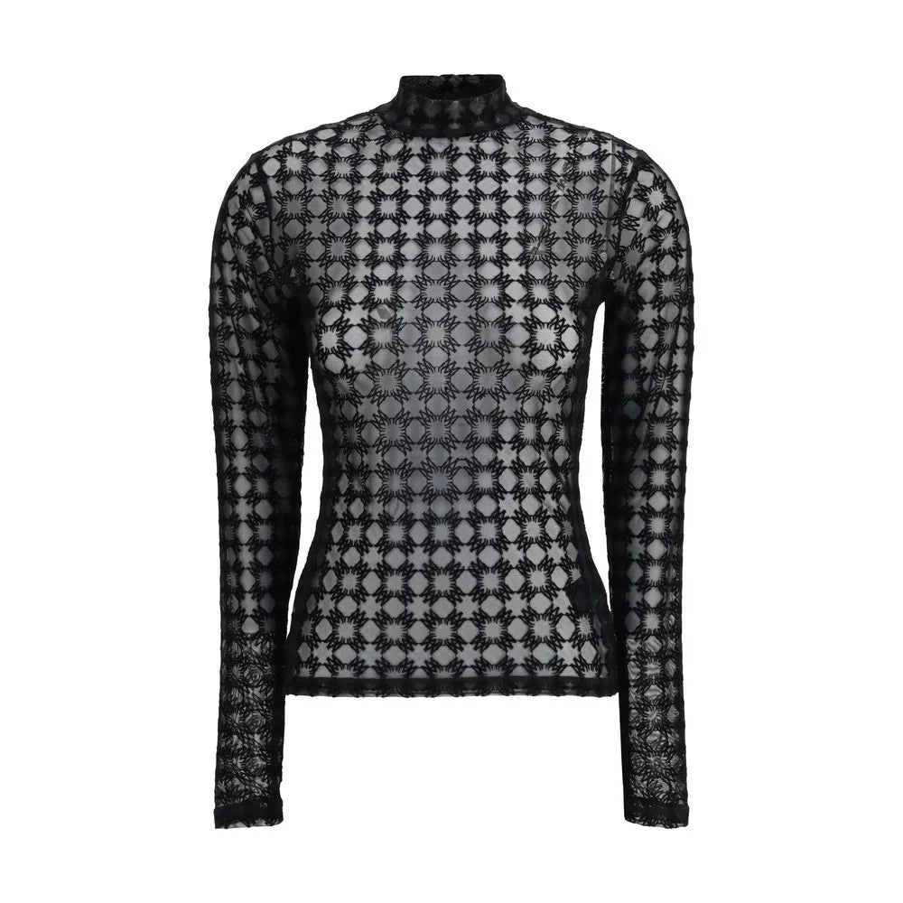 Amiri Black Polyester Top - IT42 | L