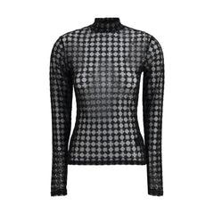 Amiri Black Polyester Top - IT42 | L